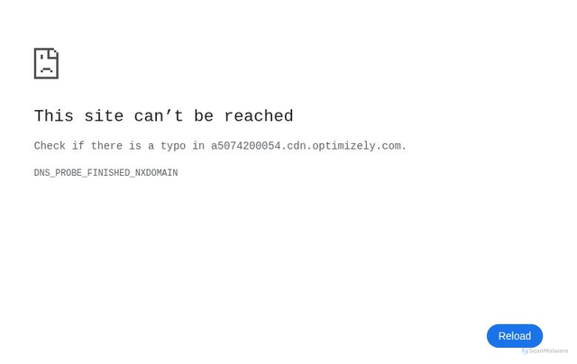 Security scan screenshot of https://a5074200054.cdn.optimizely.com/