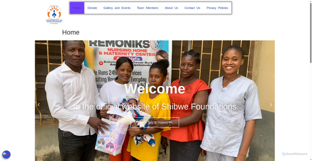 Security scan screenshot of http://shibwefoundation.org/wp