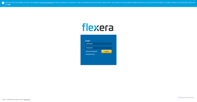 Security scan screenshot of https://csi7.secunia.com