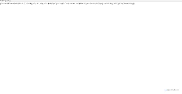 Security scan screenshot of https://api.myfca.fca.org.uk
