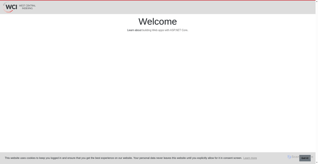 Security scan screenshot of https://wcicloud.com