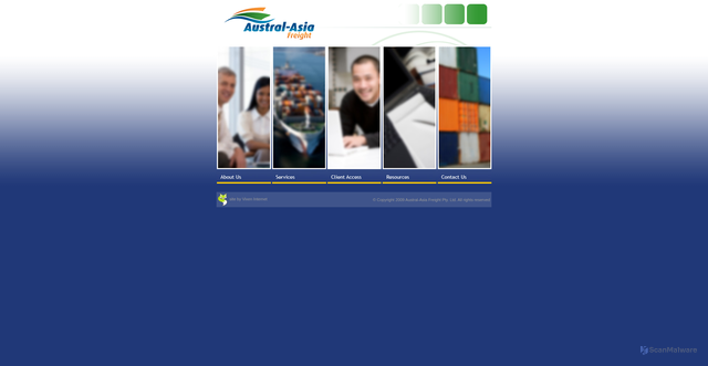 Security scan screenshot of http://www.aaf.com.au/