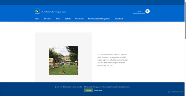 Security scan screenshot of https://www.operapiacorbetta.it