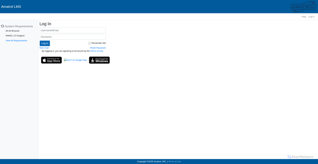 Security scan screenshot of https://learnamatrol.com