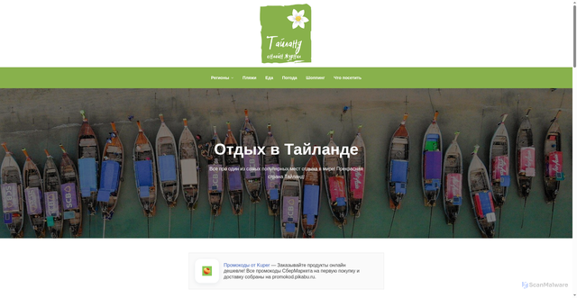 Security scan screenshot of https://thailand-good.ru