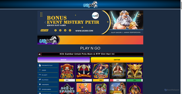 Security scan screenshot of https://rtpug300-27.com/playngo/