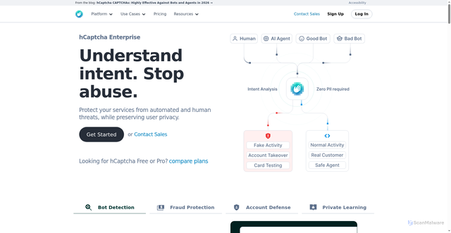 Security scan screenshot of https://captcha-base.recruiteecdn.com