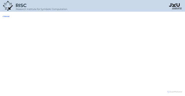 Security scan screenshot of https://www3.risc.jku.at