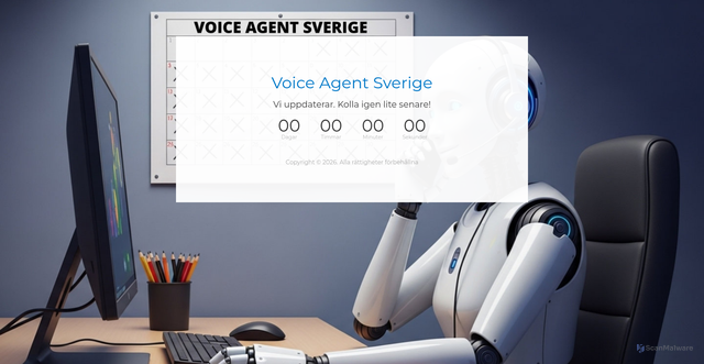 Security scan screenshot of https://voiceagent.se