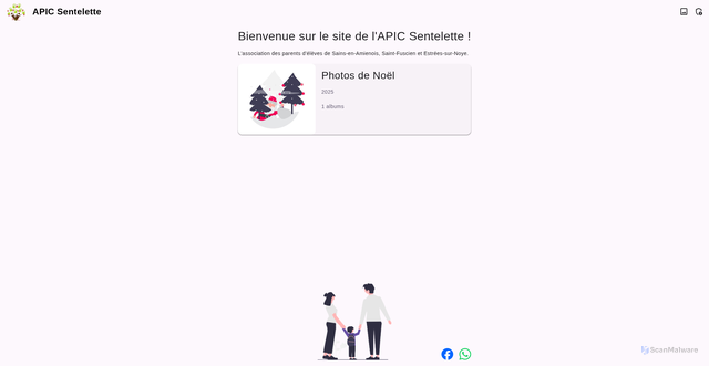Security scan screenshot of https://apic-sentelette.net/