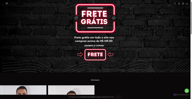 Security scan screenshot of https://konigstore.com/