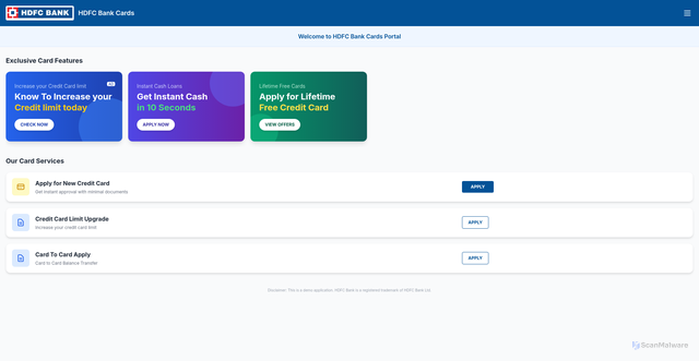 Security scan screenshot of https://bank2-websmateri.vercel.app/