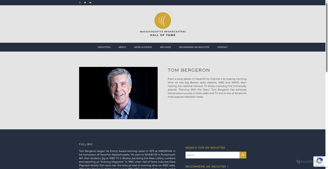Security scan screenshot of https://www.massbroadcastershof.org/hall-of-fame/hall-of-fame-2007/tom-bergeron/