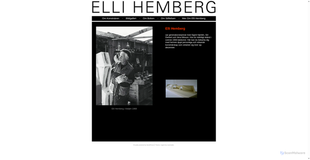 Security scan screenshot of https://ellihemberg.se