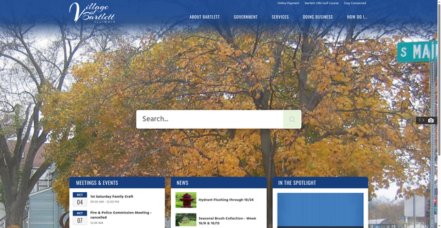 Security scan screenshot of https://www.bartlettil.gov/