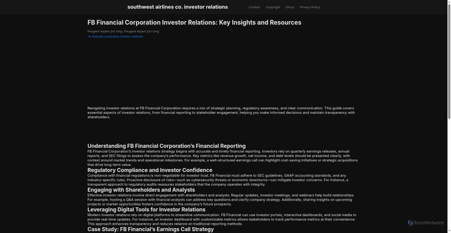 Security scan screenshot of https://jagatnovasphere-dpa4iss0cpip.edgeone.app/fb-financial-corporation-investor-relations.html