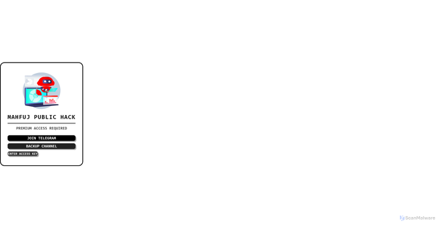 Security scan screenshot of https://mahfuj-vip-numberhack-makebychotu-qzyjyniukl.edgeone.app/