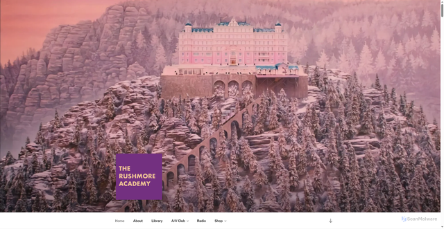 Security scan screenshot of https://rushmoreacademy.com/