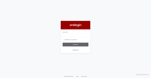 Security scan screenshot of https://uwfoundation.onelogin.com