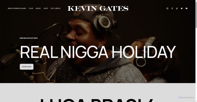 Security scan screenshot of https://www.iamkevingates.com/