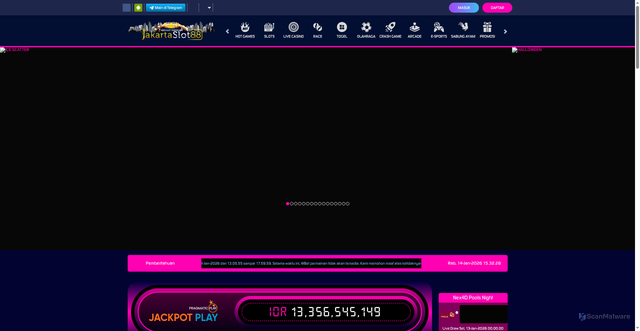 Security scan screenshot of https://euseca.se