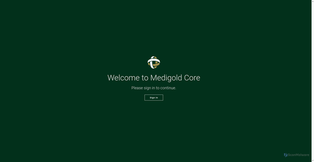 Security scan screenshot of https://medigoldcore.com