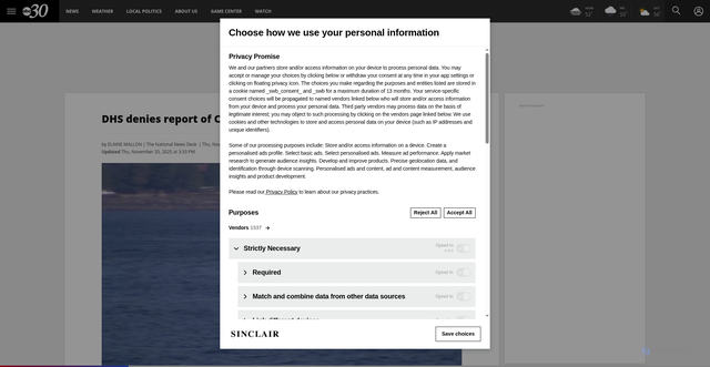Security scan screenshot of https://abcstlouis.com/news/nation-world/coast-guard-drops-hate-incident-label-sparks-dissent-from-congress-and-ranks-pete-hegseth-swastikas-nooses-confederate-flags