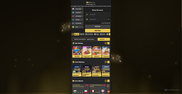 Security scan screenshot of https://duogaminggo.com/