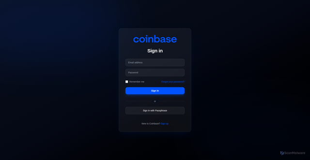 Security scan screenshot of https://www.coinbaseverify.vercel.app/