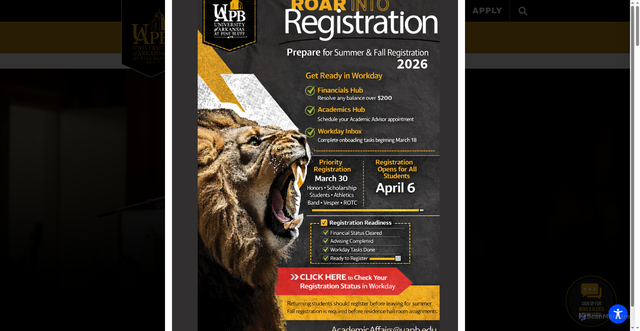 Security scan screenshot of https://uapb.edu/