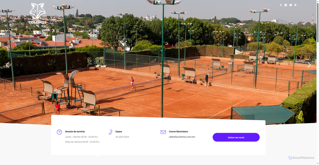 Security scan screenshot of https://colomos.atlas.com.mx/