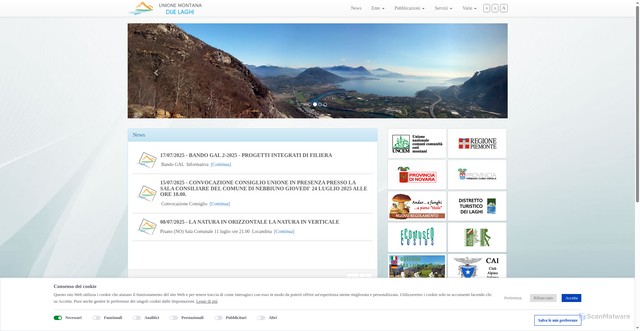 Security scan screenshot of https://www.umduelaghi.it/it/index.php
