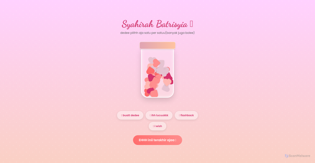 Security scan screenshot of https://syiraaaa-umwuxa0pzv.edgeone.app/
