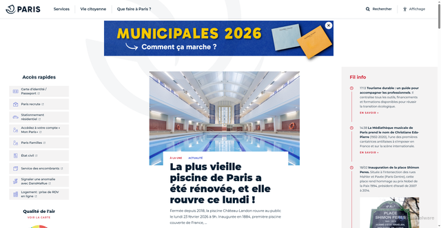 Security scan screenshot of https://paris.fr