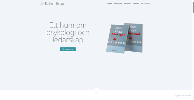 Security scan screenshot of https://etthum.se