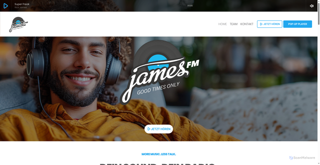Security scan screenshot of https://jamesfm.ch