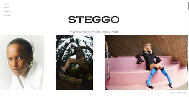 Security scan screenshot of https://steggo.se
