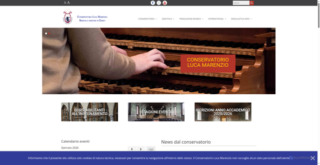 Security scan screenshot of https://www.consbs.it/