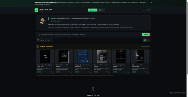 Security scan screenshot of http://bluebookfiles.org/$%7BpdfUrl%7D