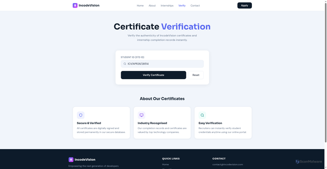 Security scan screenshot of https://incode-wa41esvfq6.edgeone.app/