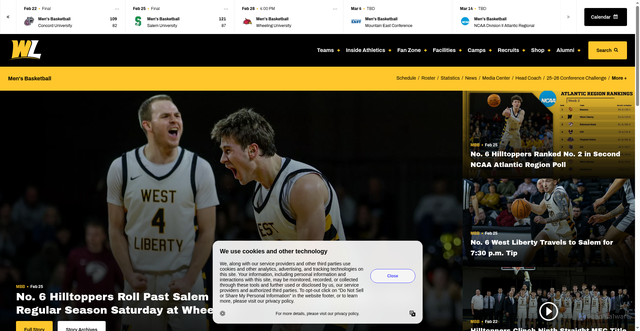 Security scan screenshot of https://hilltoppersports.com/sports/mens-basketball