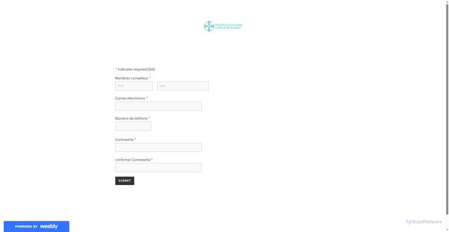 Security scan screenshot of https://webmaipuceeduec.weebly.com/