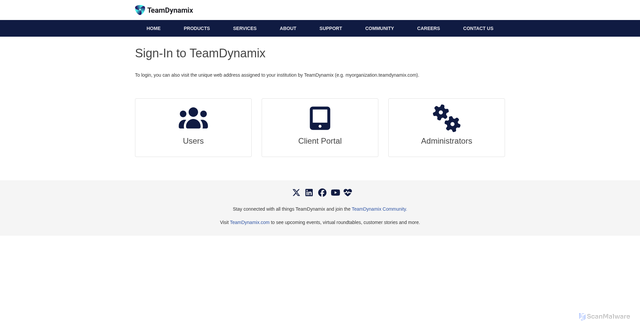 Security scan screenshot of https://sunysystem.teamdynamix.com