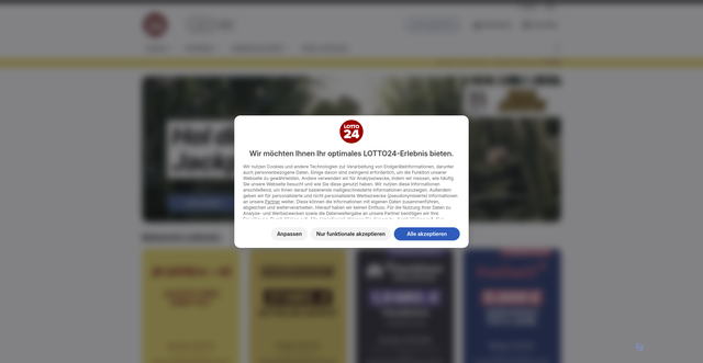 Security scan screenshot of https://lotto24.de