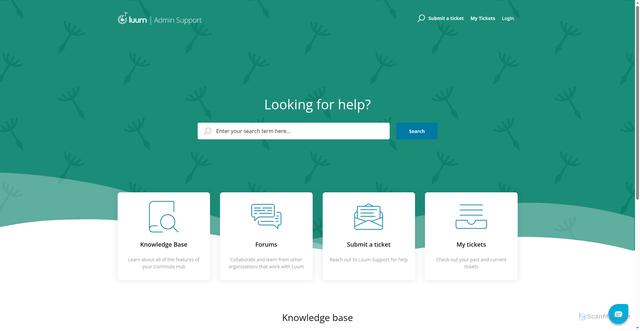 Security scan screenshot of https://luum.freshdesk.com