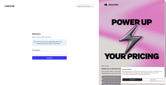 Security scan screenshot of https://mews.li