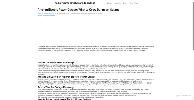 Security scan screenshot of https://pikselfocusspot-dp234mve1d88.edgeone.app/ameren-electric-power-outage.html