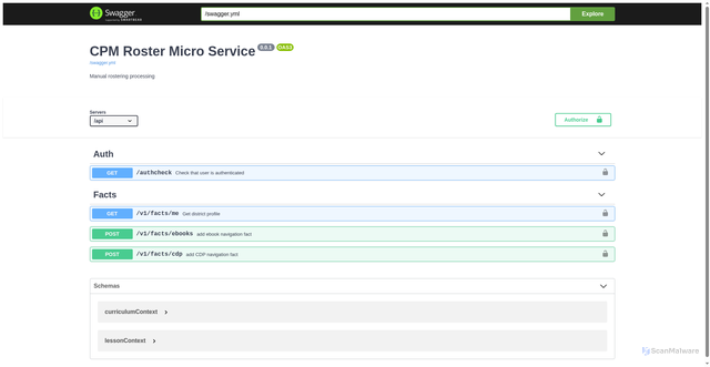 Security scan screenshot of https://cpm-analytics.cpm.org