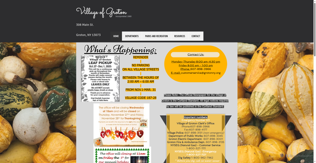 Security scan screenshot of https://www.grotonny.gov/