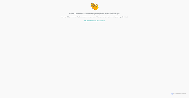 Security scan screenshot of https://whatis.customeriomail.com/